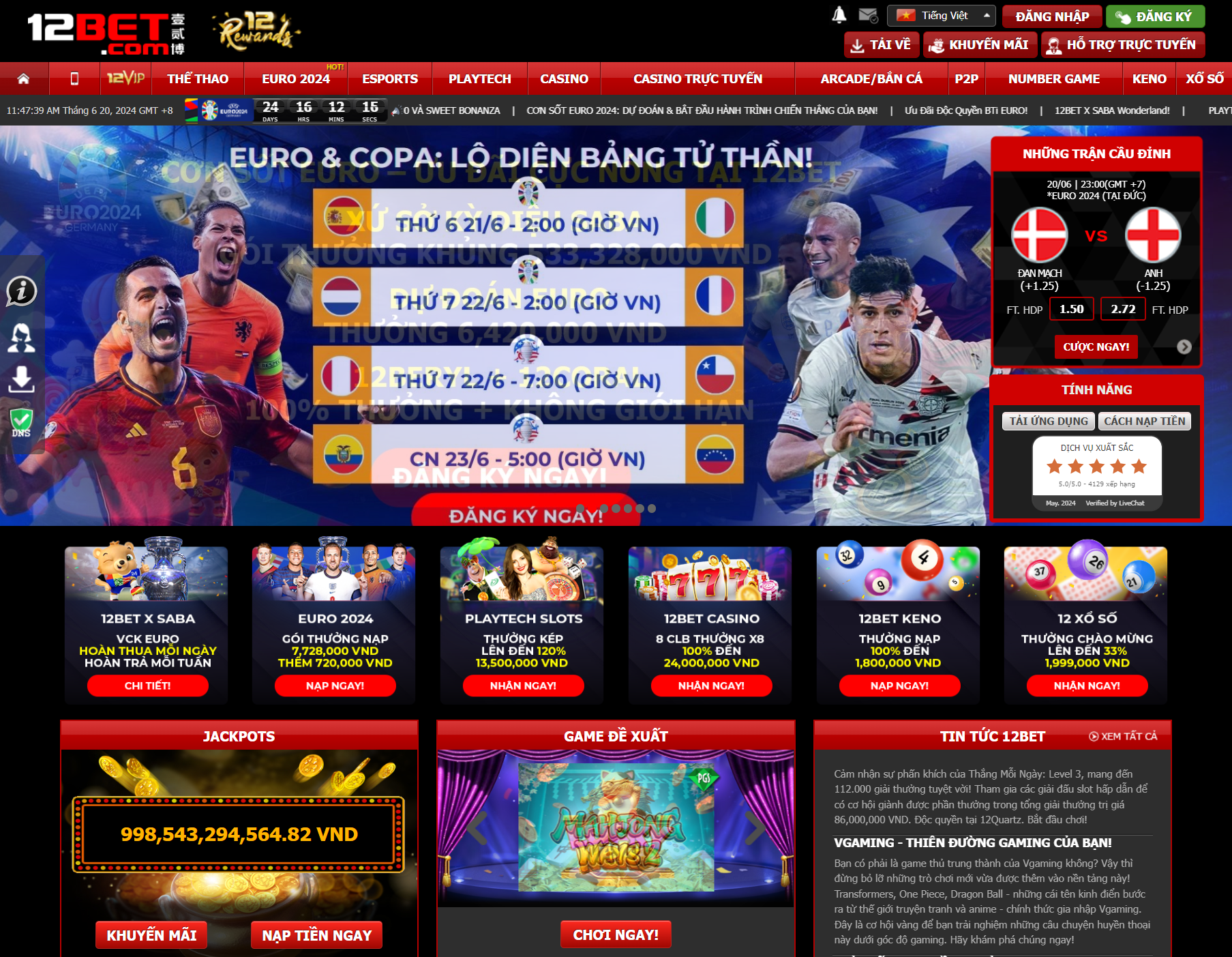 12BET – Link đăng ký UY TÍN SỐ 1 năm 2026