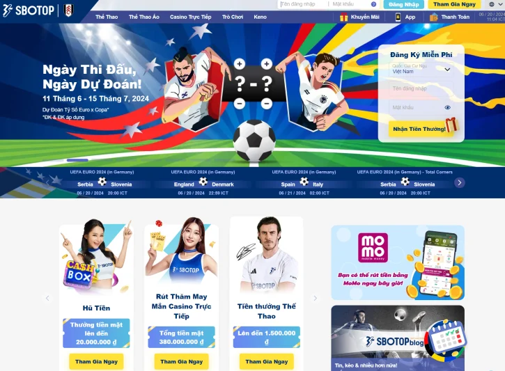 Nhà cái Sbotop - Link vào mới nhất năm 2026