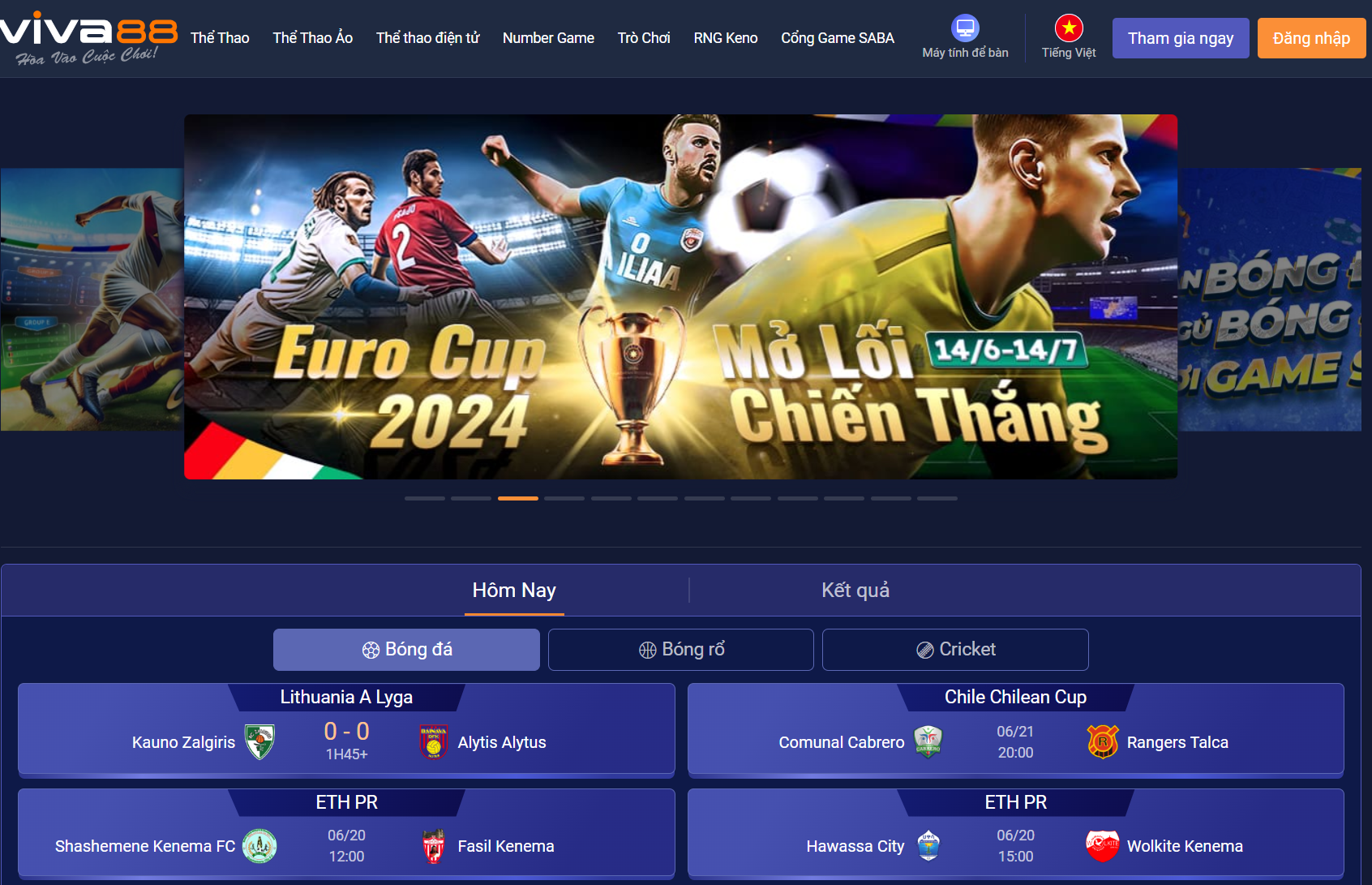 Nhà cái Viva88 - Link vào mới nhất năm 2026