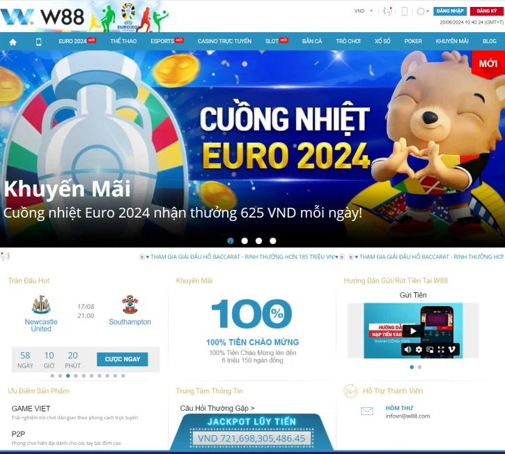Nhà cái W88 - Link vào mới nhất năm 2026