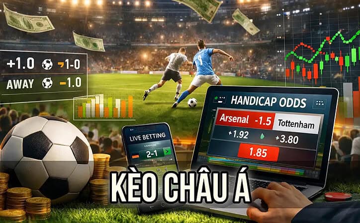 Kèo châu Á là gì? Cách đọc tỷ lệ chấp và hiểu bảng kèo bóng đá cho người mới