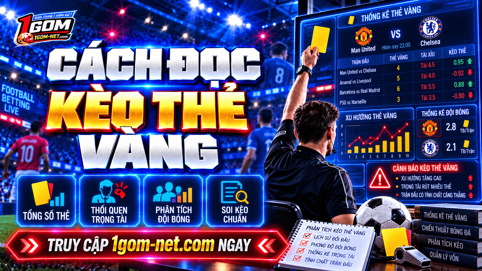Biết cách đọc kèo thẻ vàng hỗ trợ cá cược hiệu quả