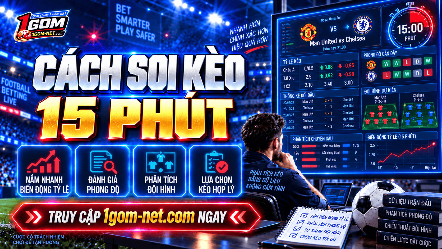 Kèo 15 phút đa dạng cần soi kèo kỹ càng