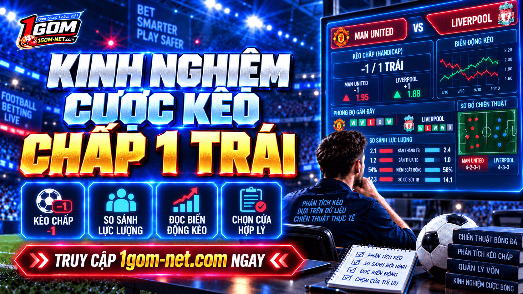 Có kinh nghiệm hay giúp cược chấp 1 trái hiệu quả cao