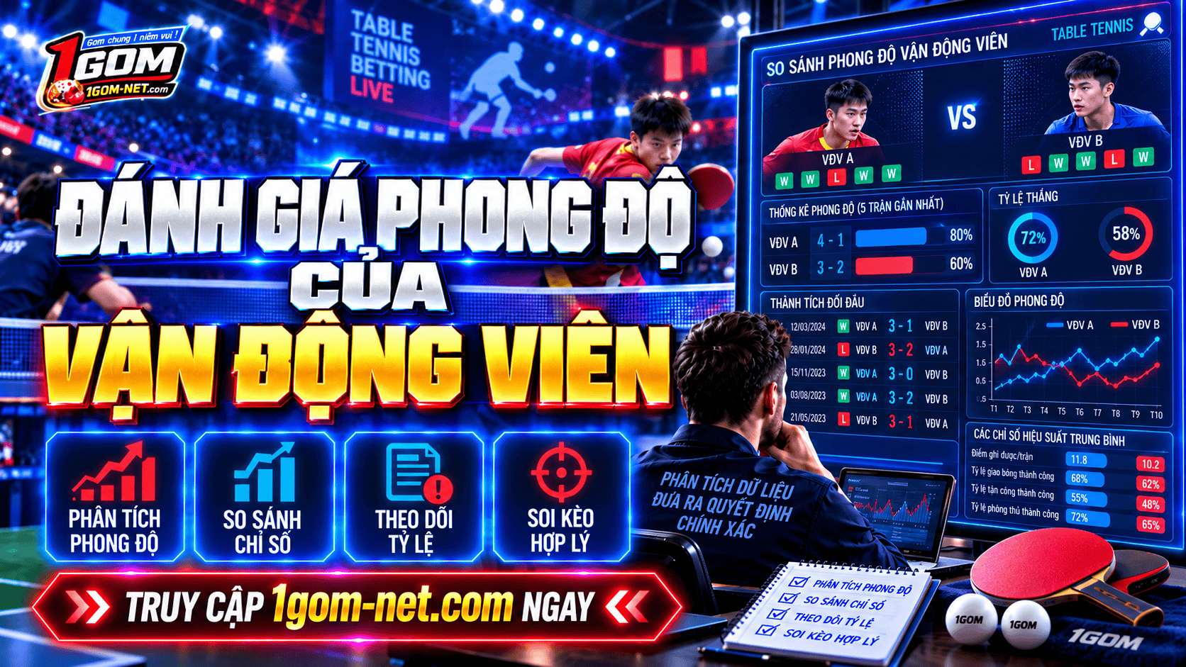 Đánh giá phong độ vận động viên để soi kèo hiệu quả