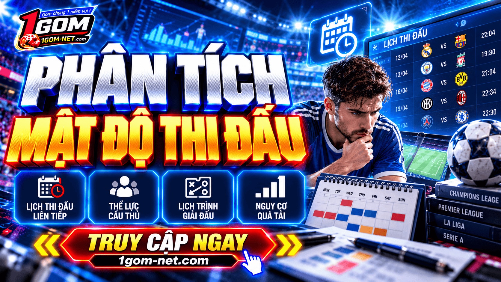 Học cách đánh giá mật độ thi đấu của hai đội bóng