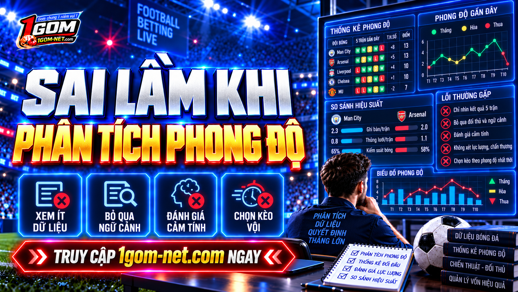 Không nên chỉ dựa vào chuỗi thắng khi soi kèo theo phong độ