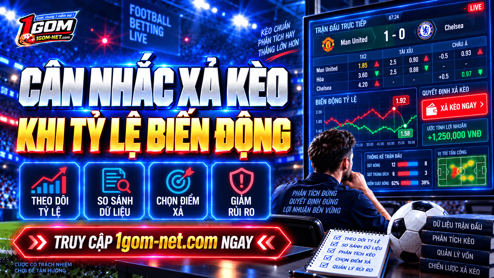 Xả kèo khi tỷ lệ biến động cần cân nhắc kỹ càng
