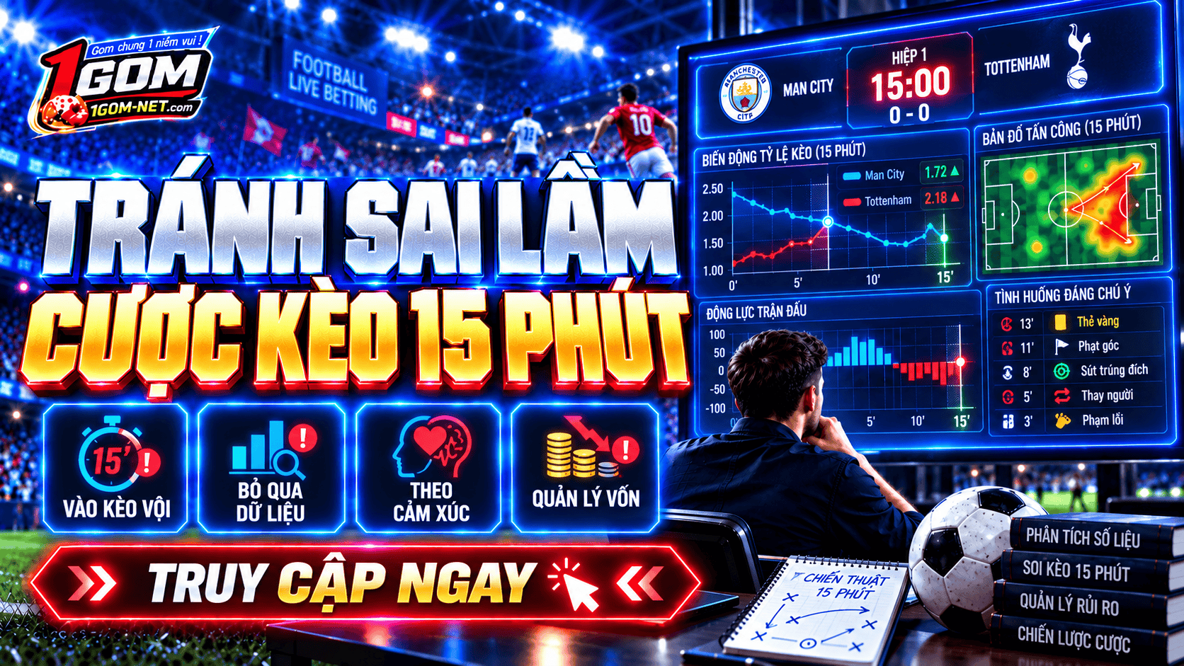 Tránh những sai lầm để cá cược kèo 15 phút hiệu quả