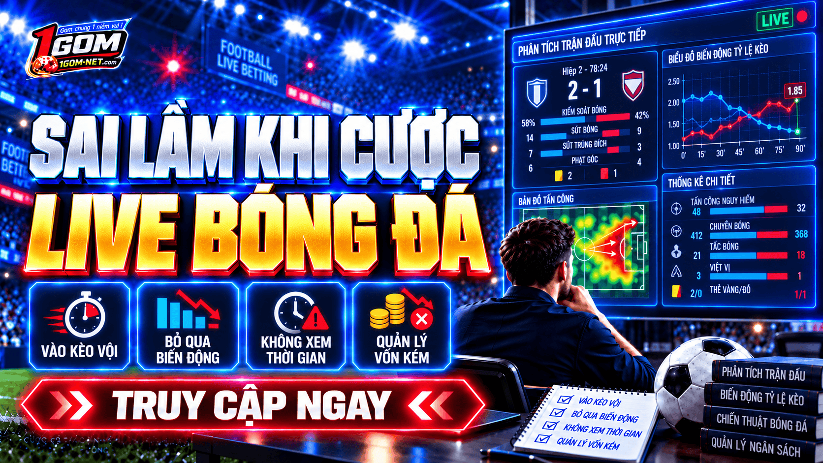 Sai lầm thường gặp cần tránh khi cược live kèo bóng đá Sai lầm thường gặp cần tránh khi cược live kèo bóng đá