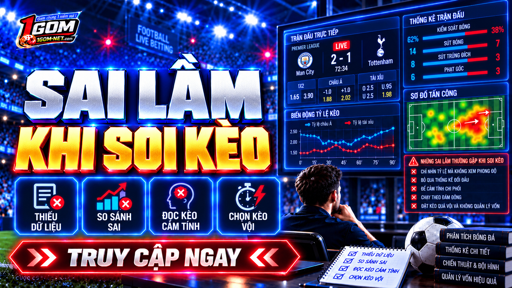 Sai lầm khi soi kèo bóng đá người chơi cần biết để cá cược an toàn